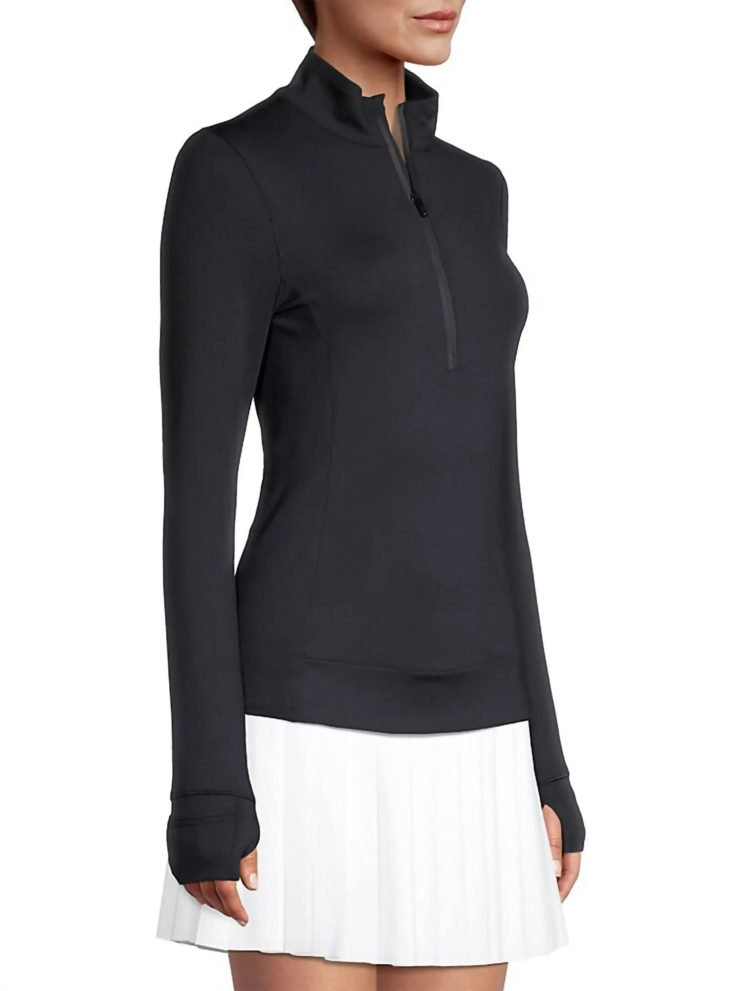 Halley Quarter Zip Pullover In Shepard