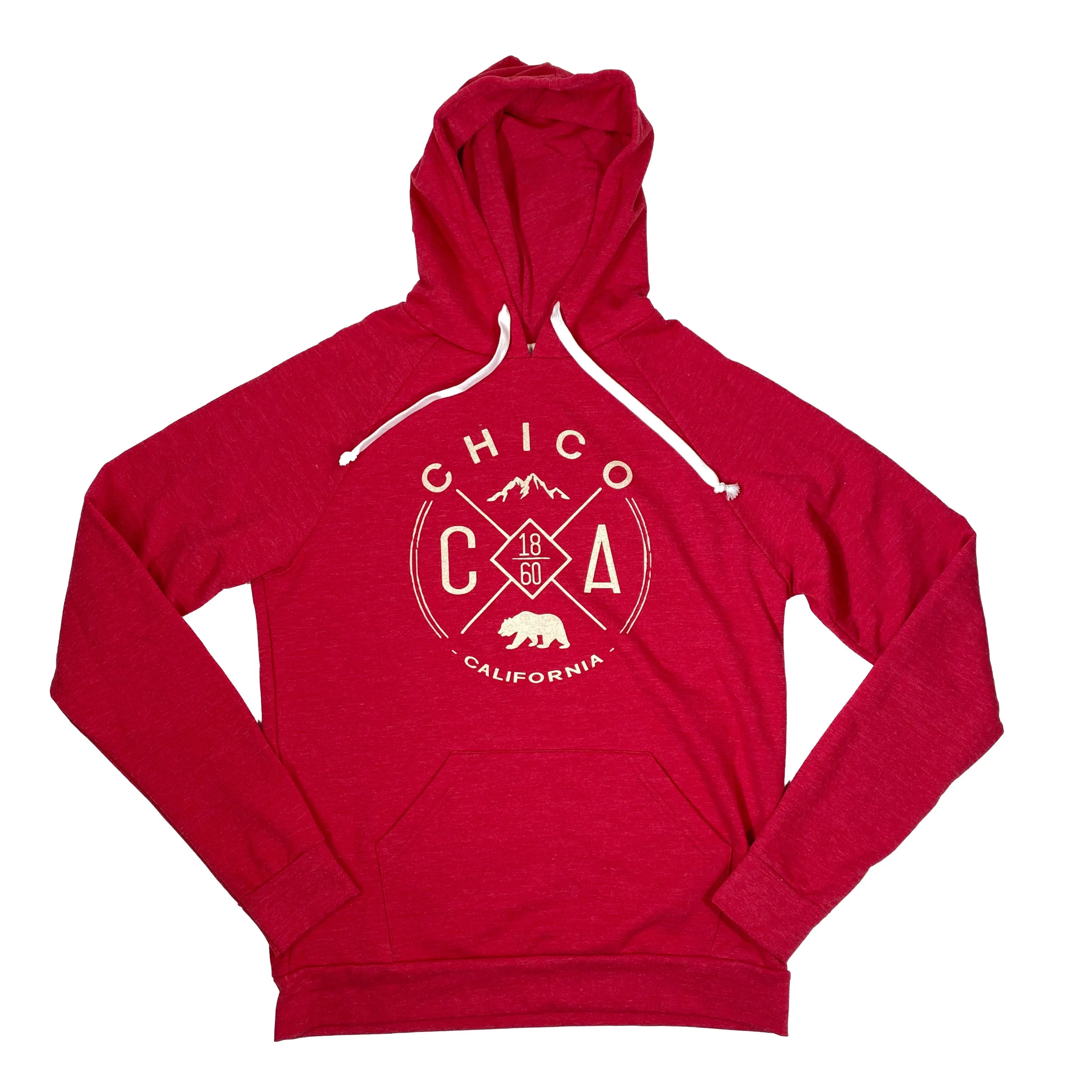 Handmade Mountain - Tri-Blend Hooded Chico Sweatshirt