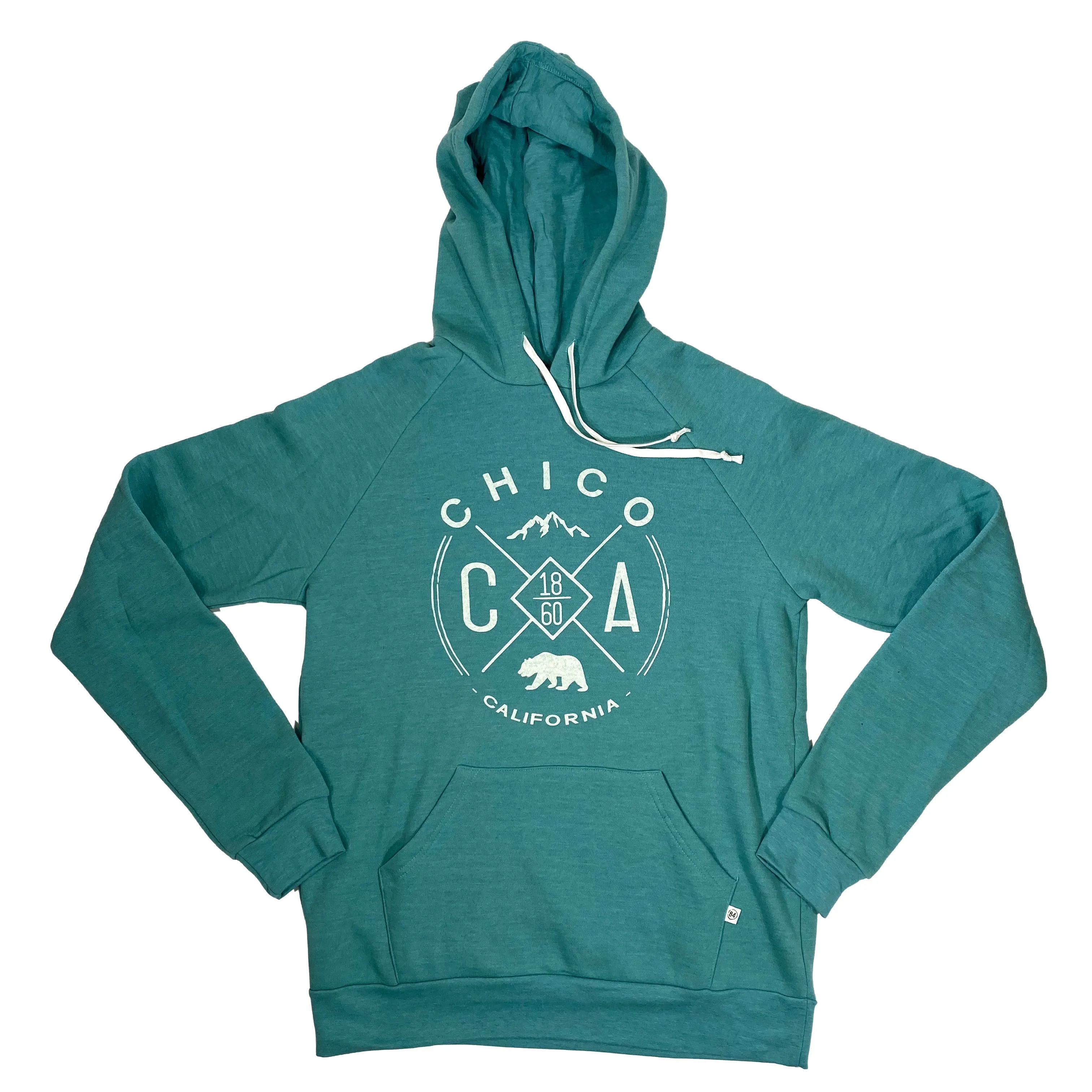 Handmade Mountain - Tri-Blend Hooded Chico Sweatshirt