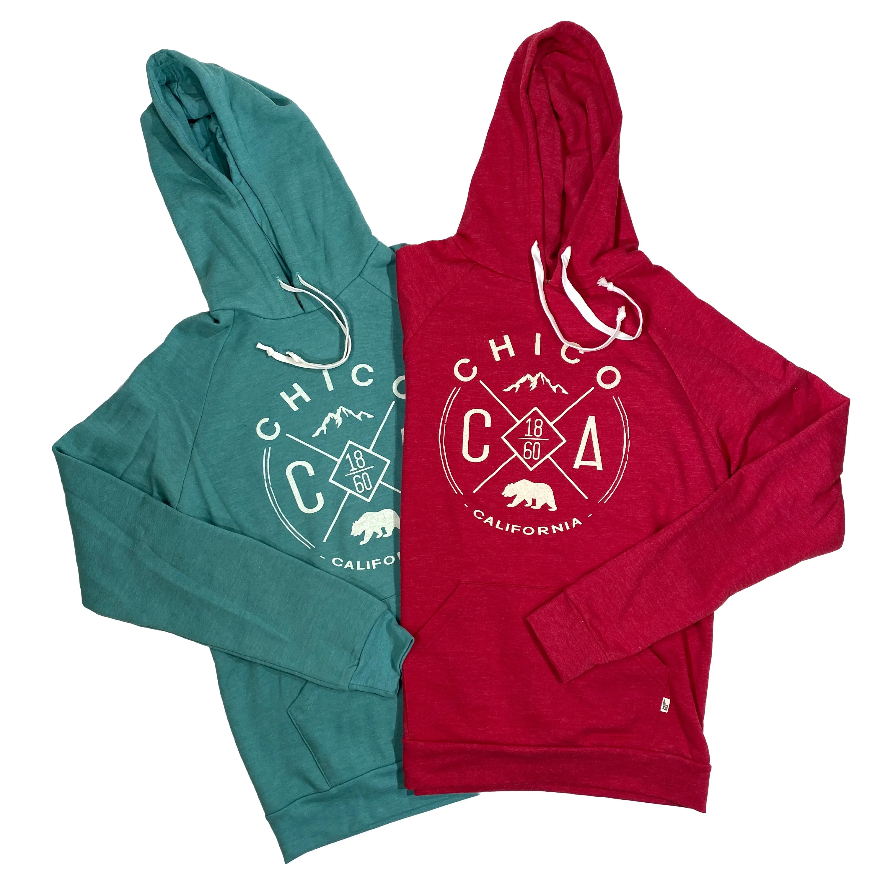 Handmade Mountain - Tri-Blend Hooded Chico Sweatshirt