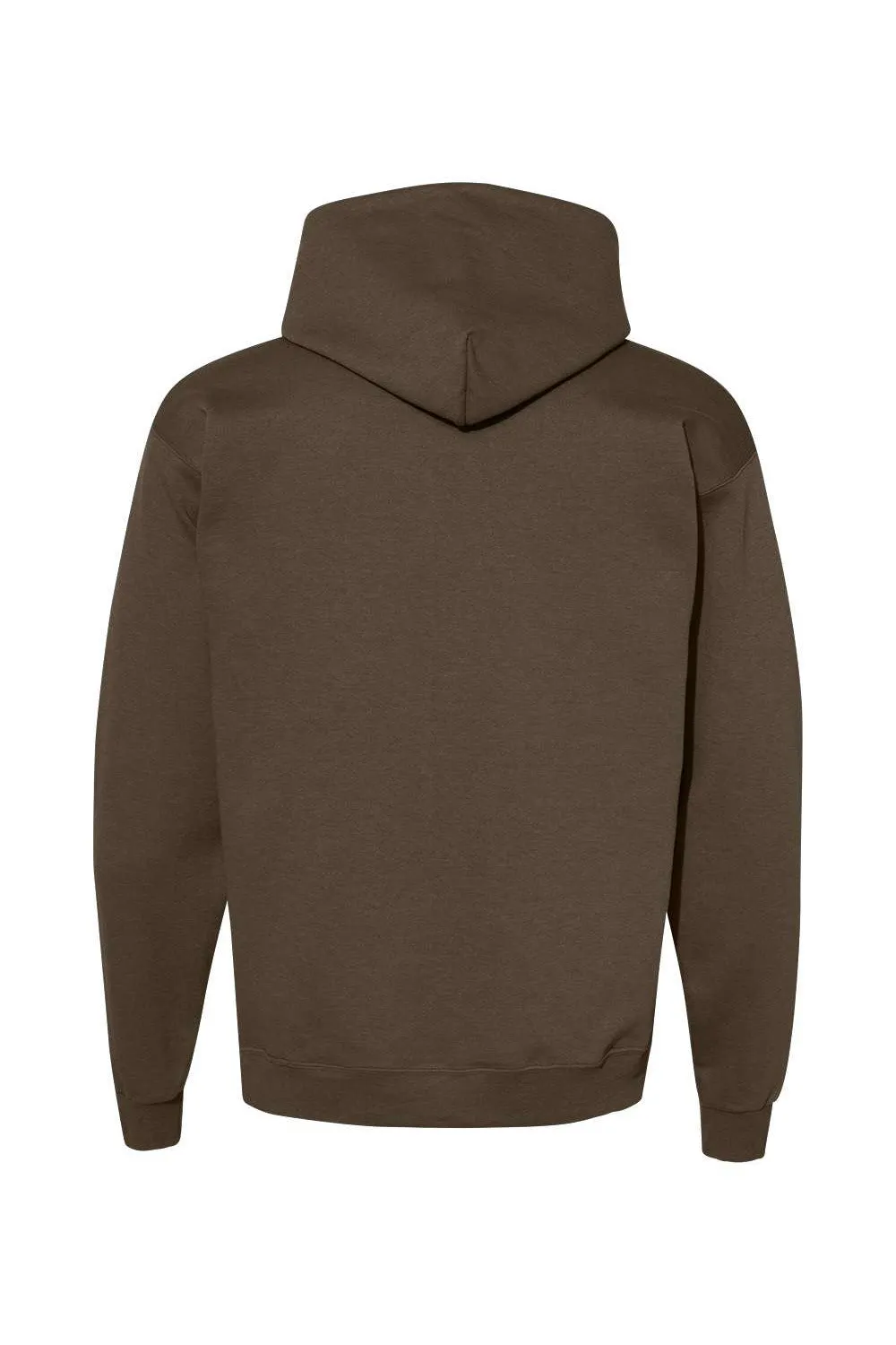 Hanes Mens EcoSmart Print Pro XP Pill Resistant Hooded Sweatshirt Hoodie w/ Pouch Pocket - Army Brown