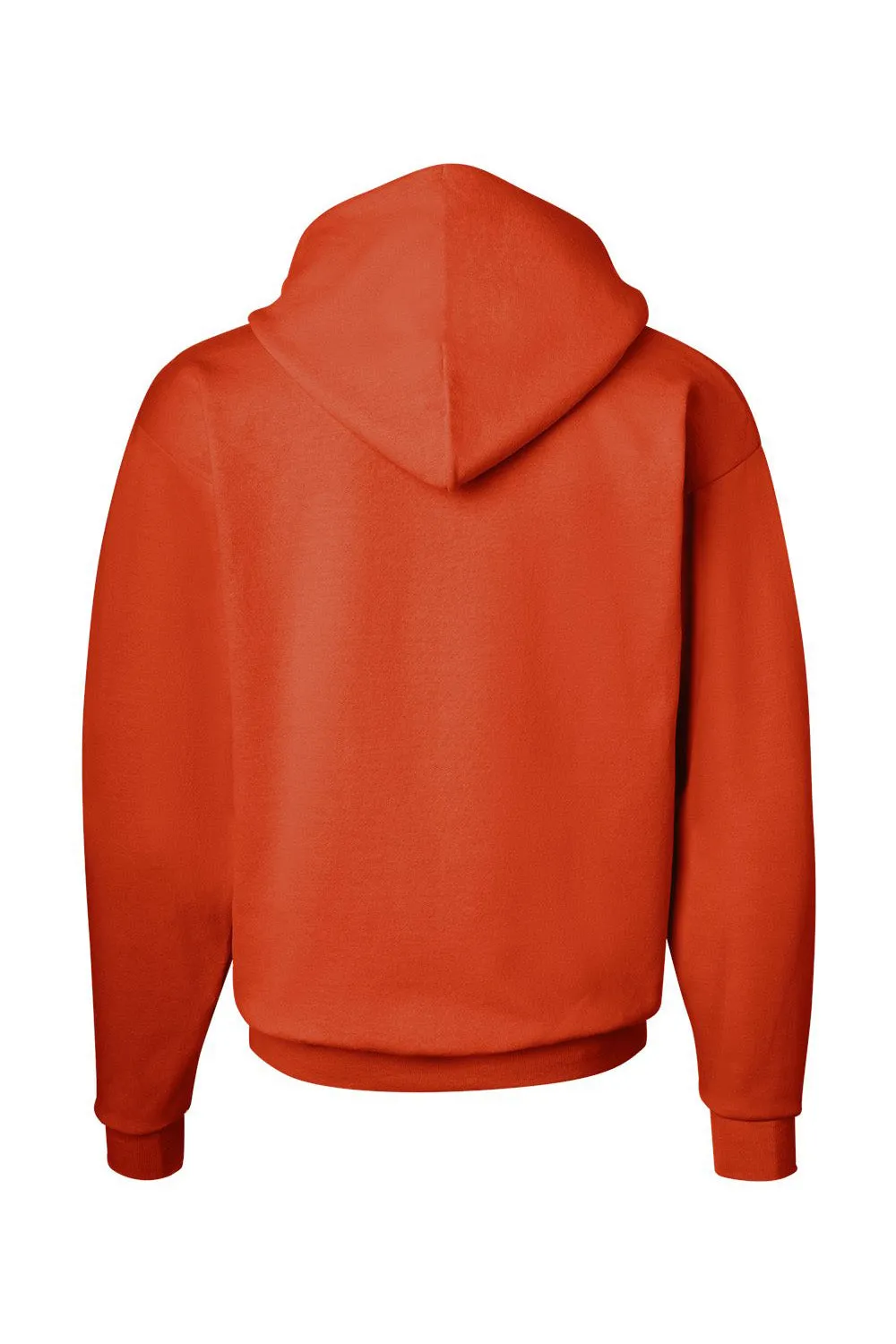 Hanes Mens EcoSmart Print Pro XP Pill Resistant Hooded Sweatshirt Hoodie w/ Pouch Pocket - Orange