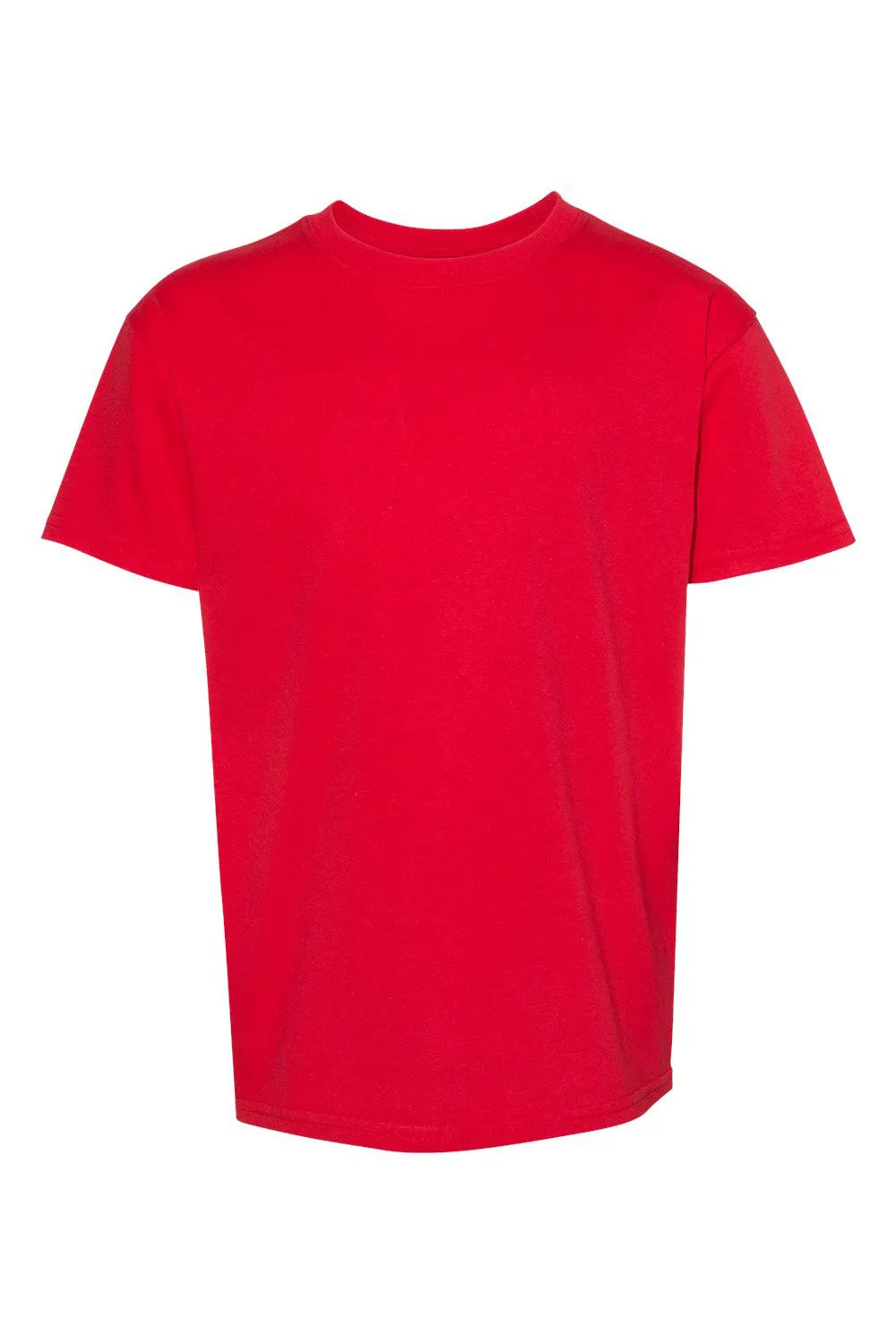 Hanes Youth ComfortSoft Short Sleeve Crewneck T-Shirt - Athletic Red