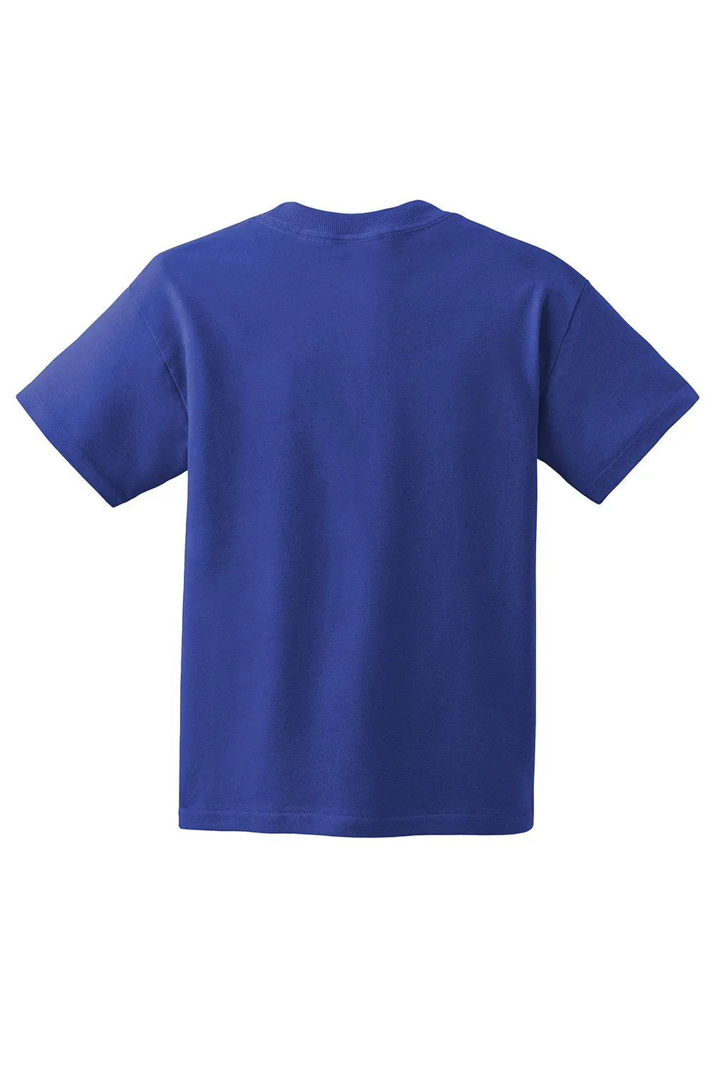 Hanes Youth ComfortSoft Short Sleeve Crewneck T-Shirt - Deep Royal Blue