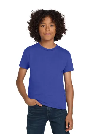Hanes Youth ComfortSoft Short Sleeve Crewneck T-Shirt - Deep Royal Blue