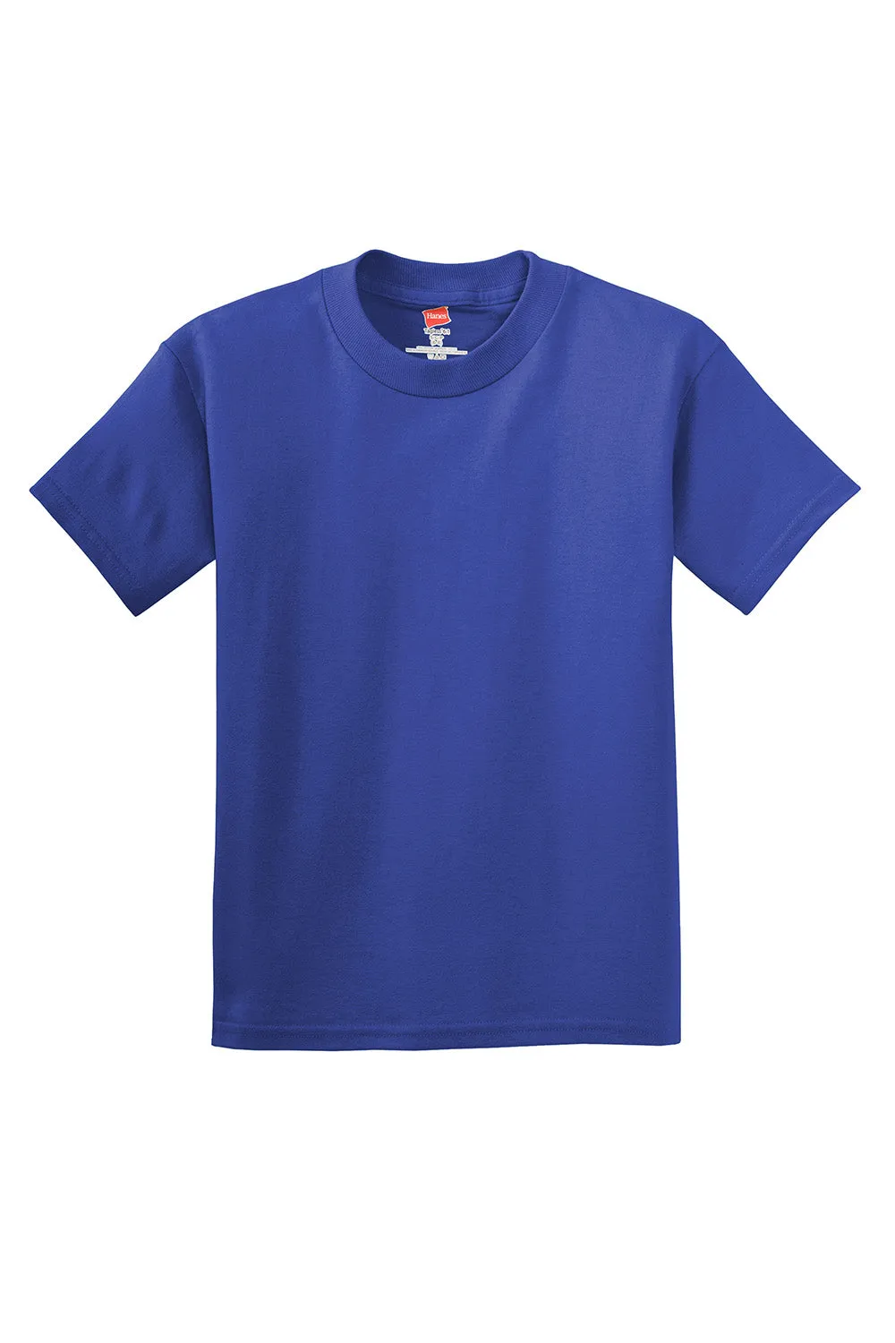 Hanes Youth ComfortSoft Short Sleeve Crewneck T-Shirt - Deep Royal Blue