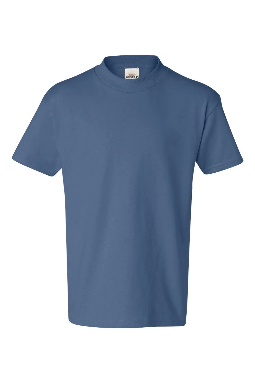 Hanes Youth ComfortSoft Short Sleeve Crewneck T-Shirt - Denim Blue