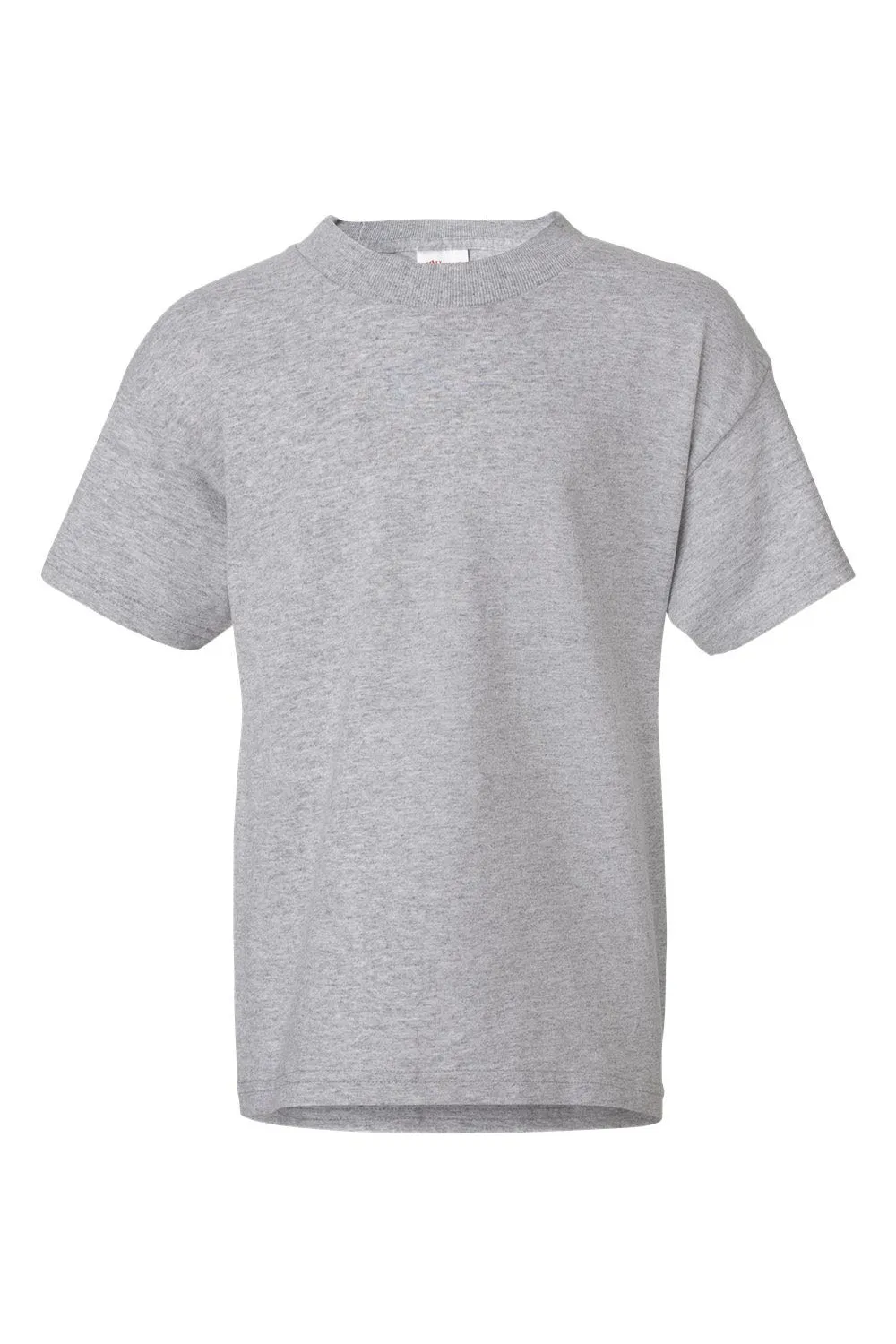 Hanes Youth ComfortSoft Short Sleeve Crewneck T-Shirt - Light Steel Grey