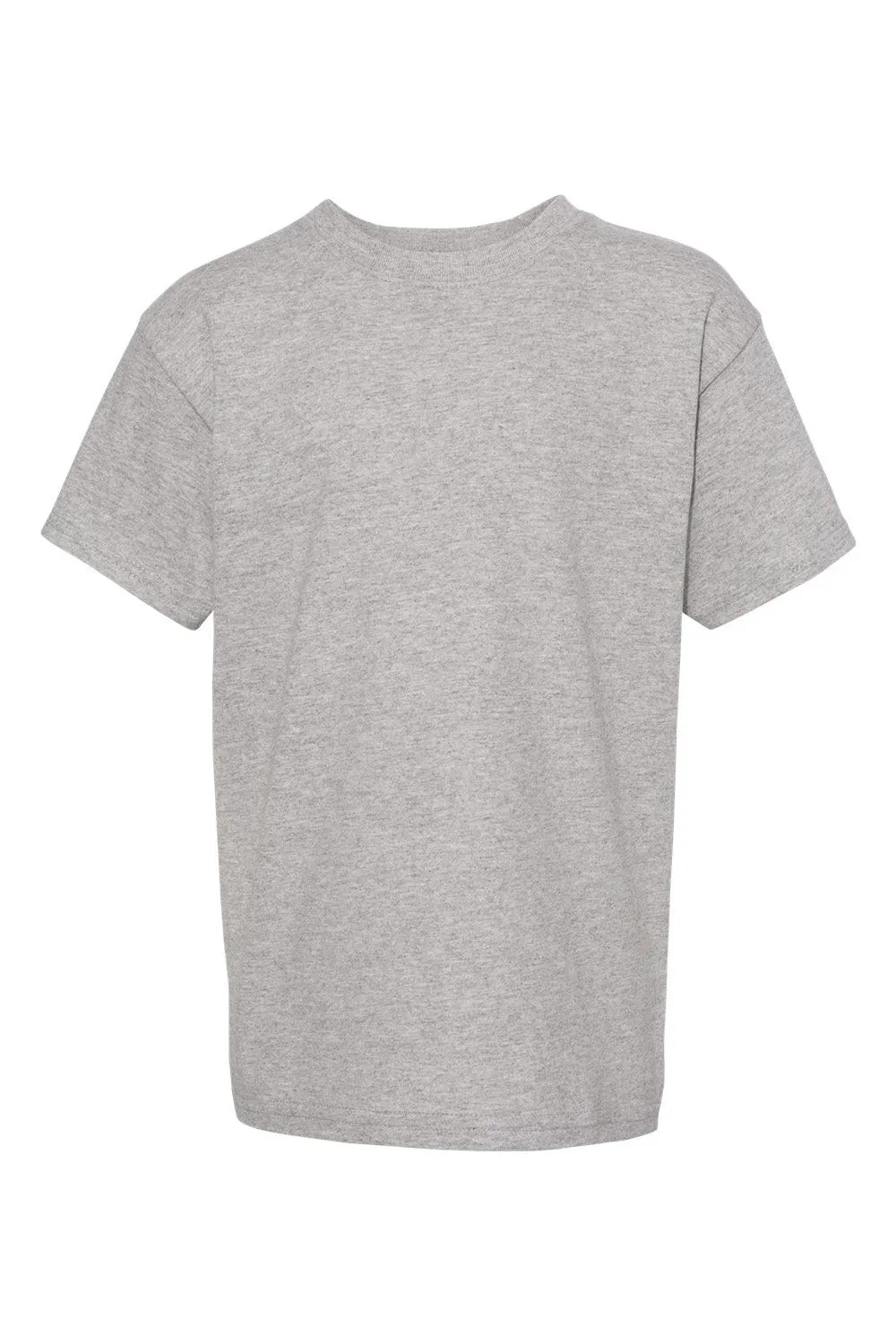 Hanes Youth ComfortSoft Short Sleeve Crewneck T-Shirt - Oxford Grey