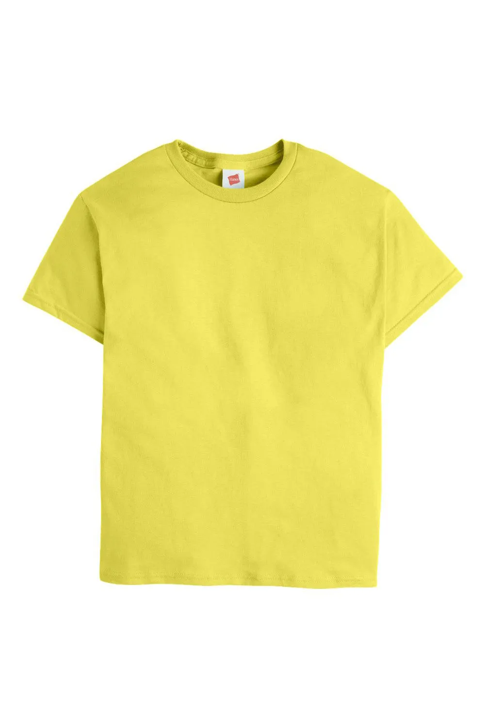 Hanes Youth ComfortSoft Short Sleeve Crewneck T-Shirt - Yellow