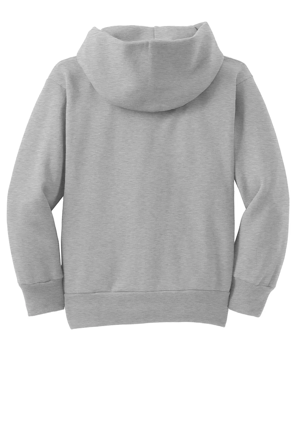Hanes Youth EcoSmart Print Pro XP Pill Resistant Hooded Sweatshirt Hoodie w/ Pouch Pocket - Light Steel Grey