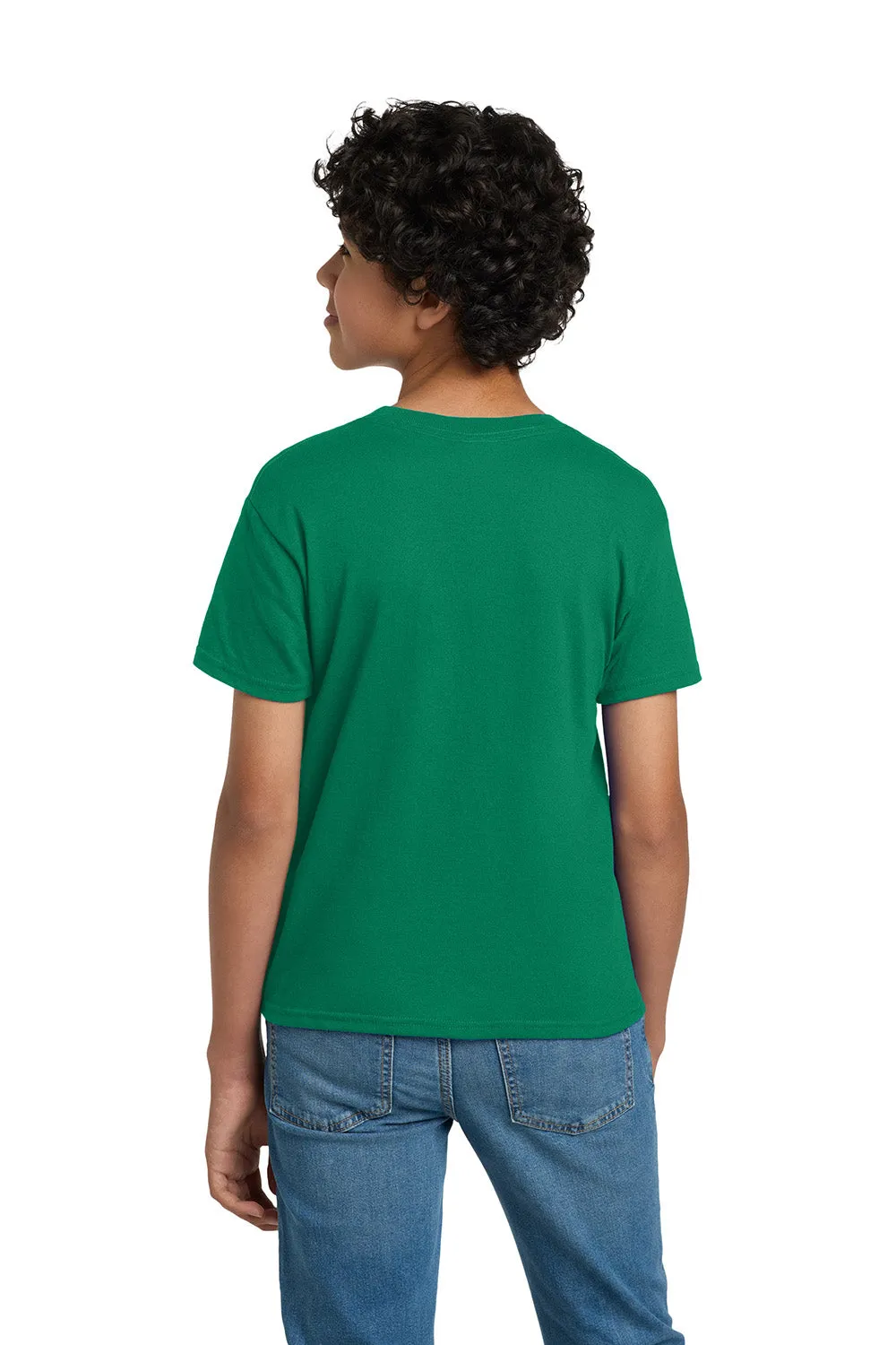 Hanes Youth EcoSmart Short Sleeve Crewneck T-Shirt - Kelly Green