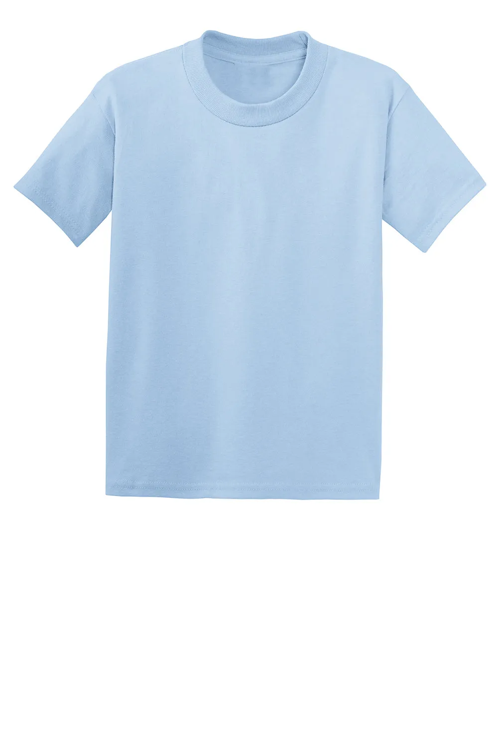 Hanes Youth EcoSmart Short Sleeve Crewneck T-Shirt - Light Blue