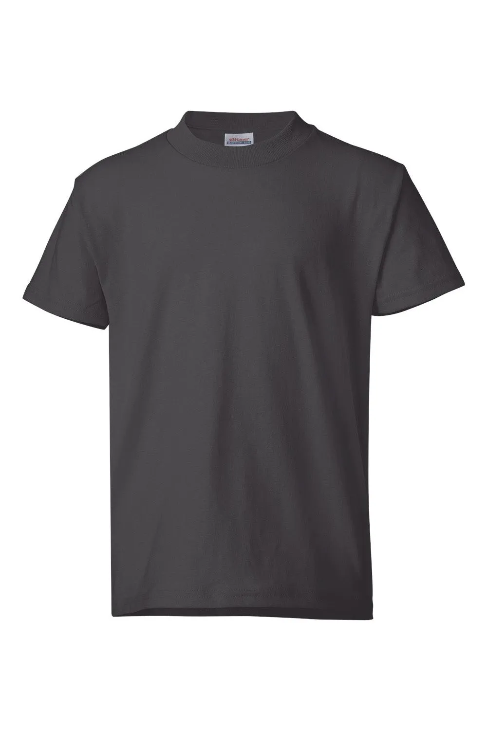 Hanes Youth EcoSmart Short Sleeve Crewneck T-Shirt - Smoke Grey