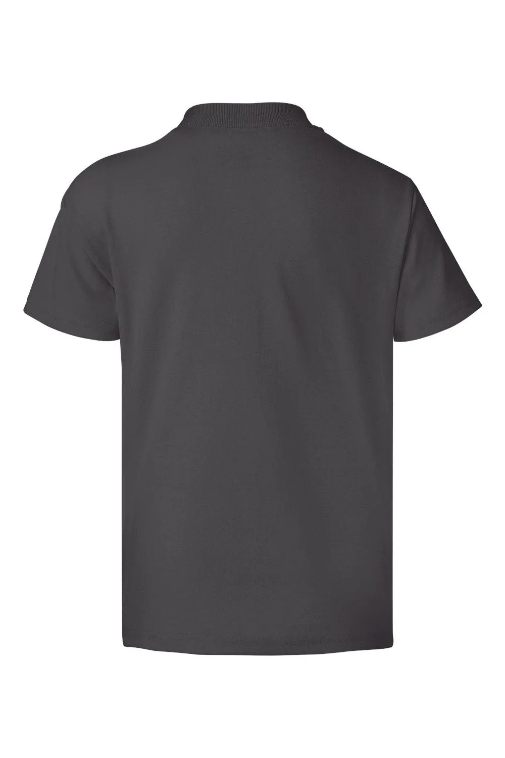 Hanes Youth EcoSmart Short Sleeve Crewneck T-Shirt - Smoke Grey