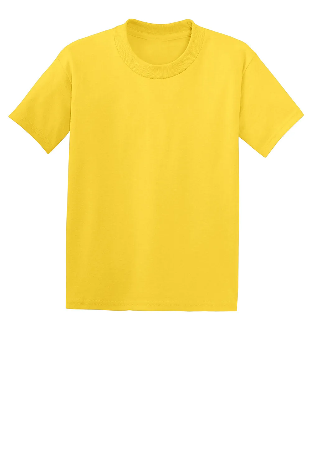 Hanes Youth EcoSmart Short Sleeve Crewneck T-Shirt - Yellow