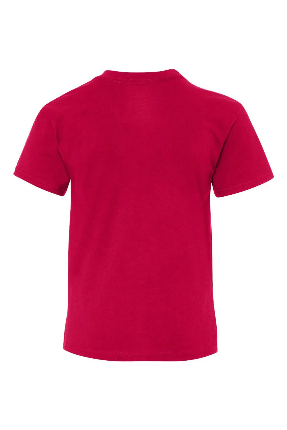 Hanes Youth Nano-T Short Sleeve Crewneck T-Shirt - Deep Red