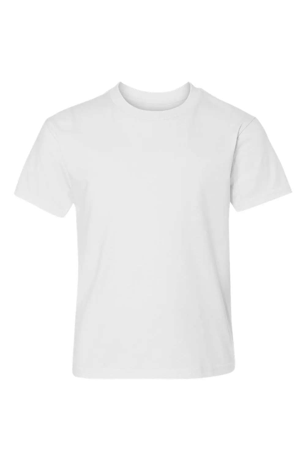 Hanes Youth Nano-T Short Sleeve Crewneck T-Shirt - White