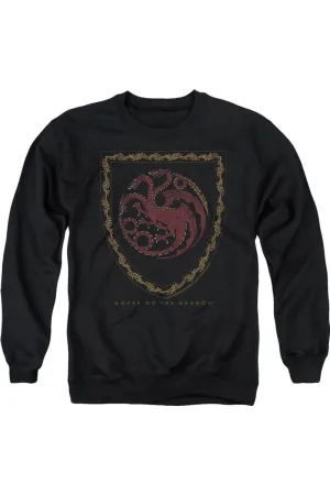 House Of The Dragon Dragon Shield Vintage Dark Adult Crewneck Sweatshirt