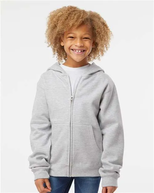 Independent Trading Co. SS4001YZ Youth Midweight Full-Zip Hooded Sweatshirt