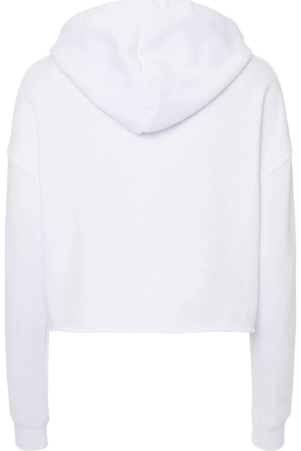 Independent Trading Co. Womens Lightweight Crop Hooded Sweatshirt