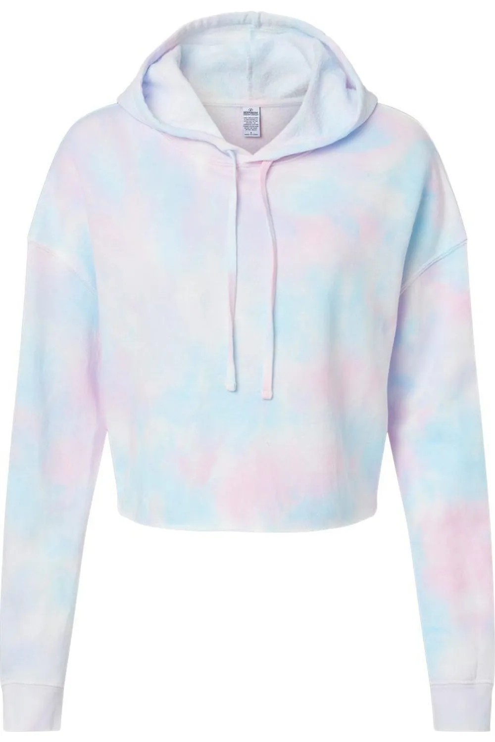 Independent Trading Co. Womens Lightweight Crop Hooded Sweatshirt