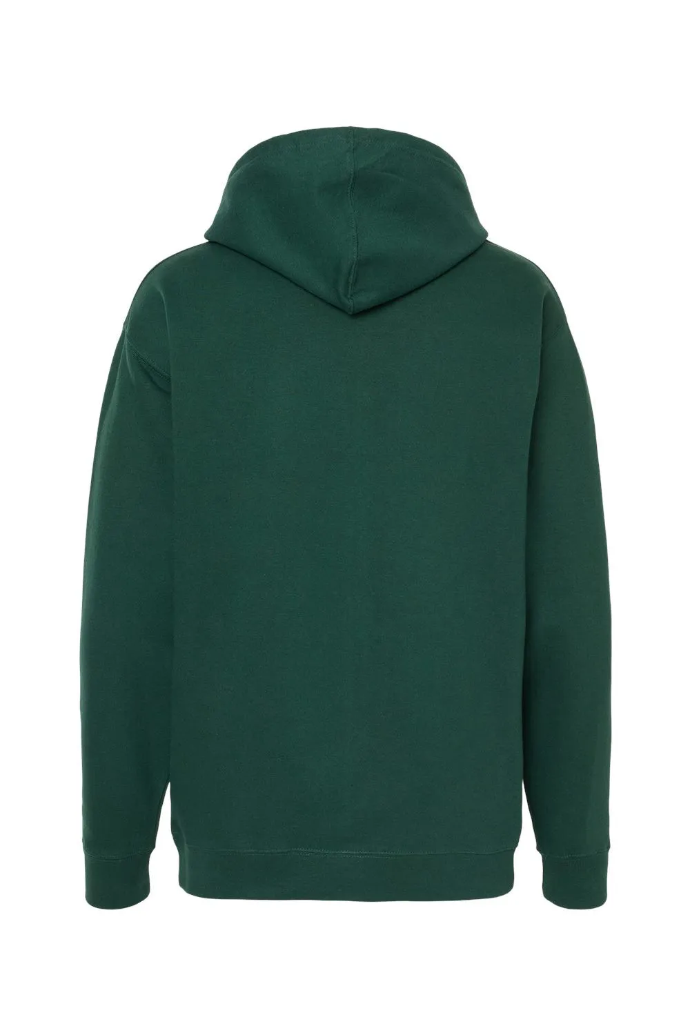 Independent Trading Company Mens Hooded Sweatshirt Hoodie w/ Pouch Pocket - Forest Green