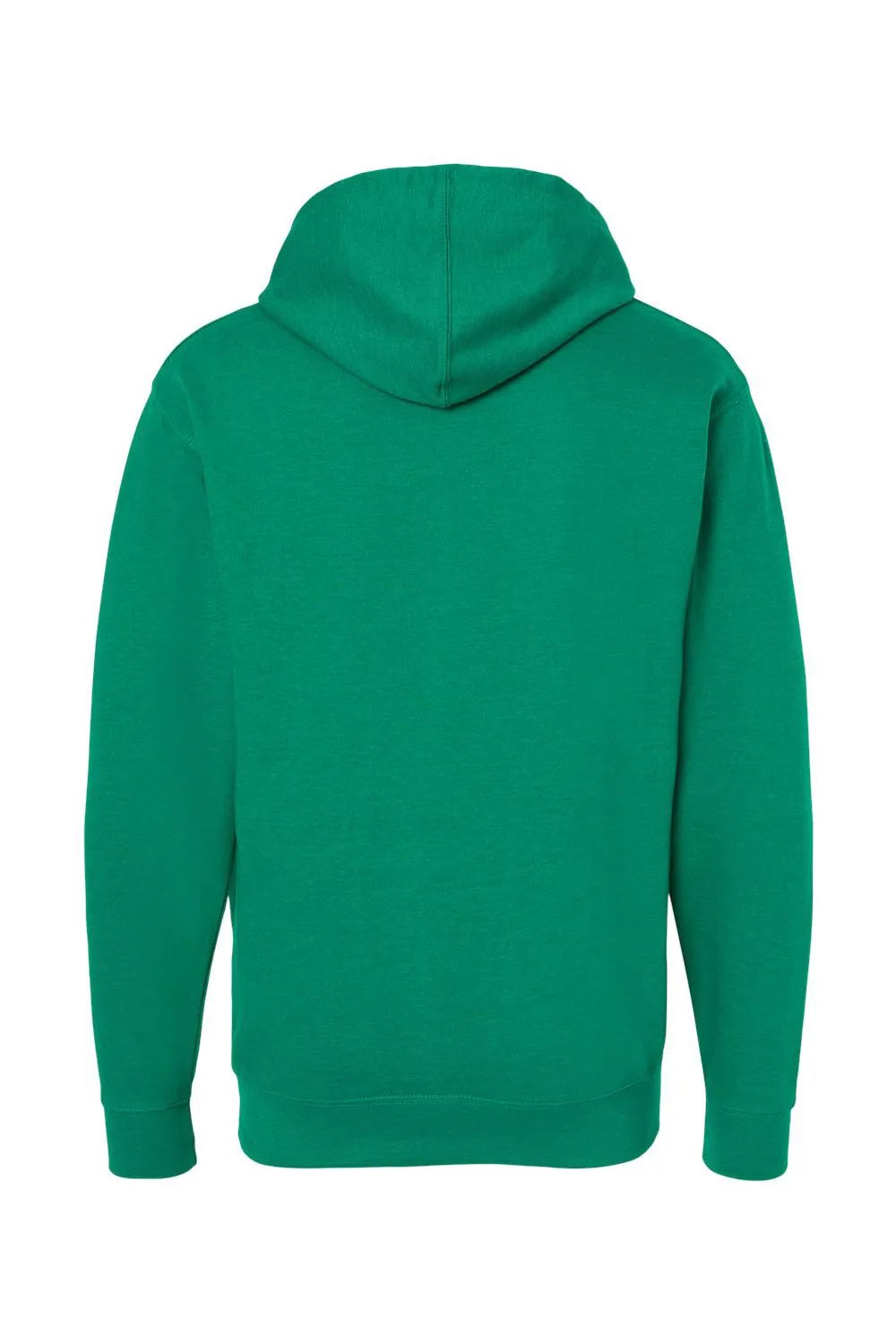 Independent Trading Company Mens Hooded Sweatshirt Hoodie w/ Pouch Pocket - Heather Kelly Green