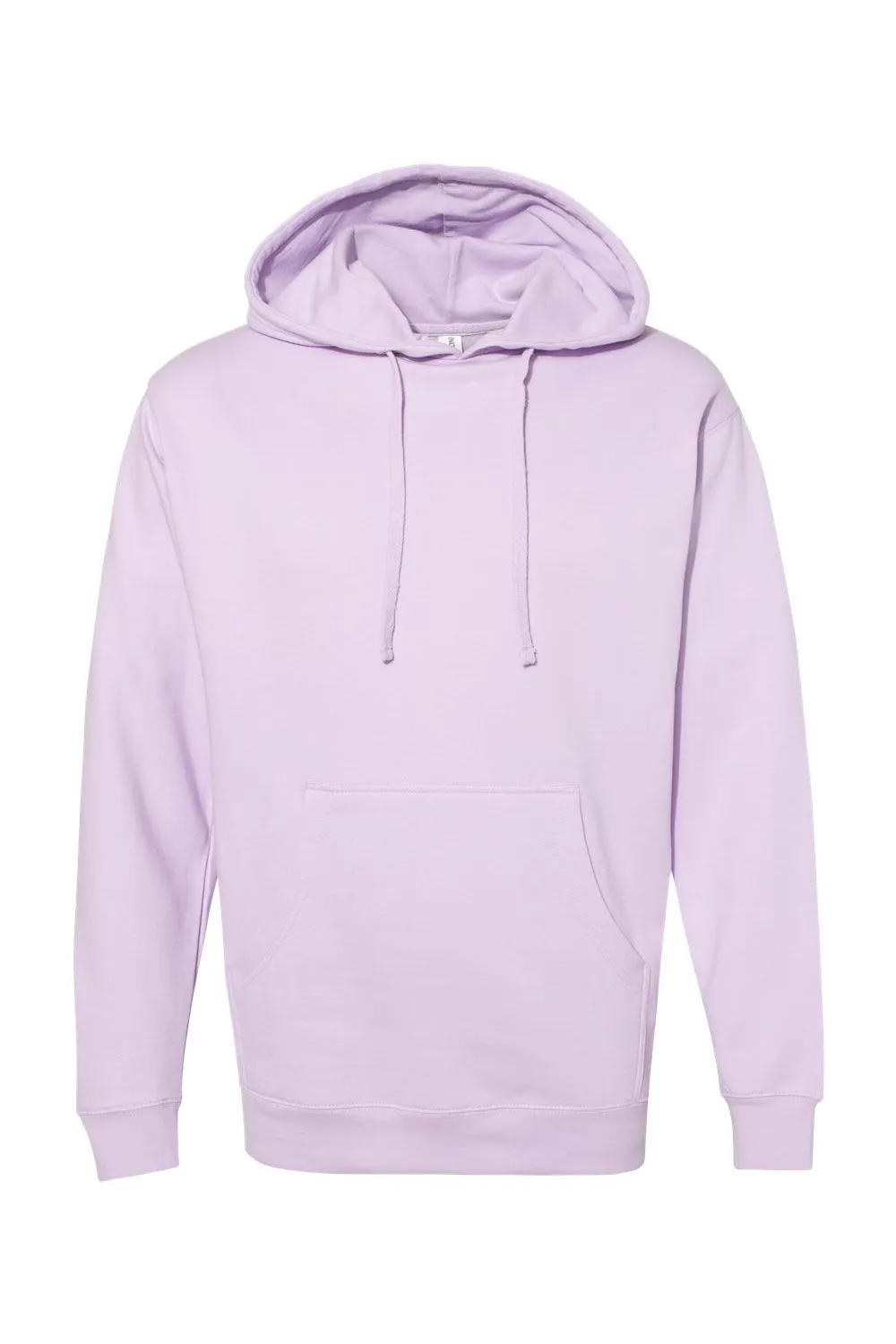 Independent Trading Company Mens Hooded Sweatshirt Hoodie w/ Pouch Pocket - Lavender Purple