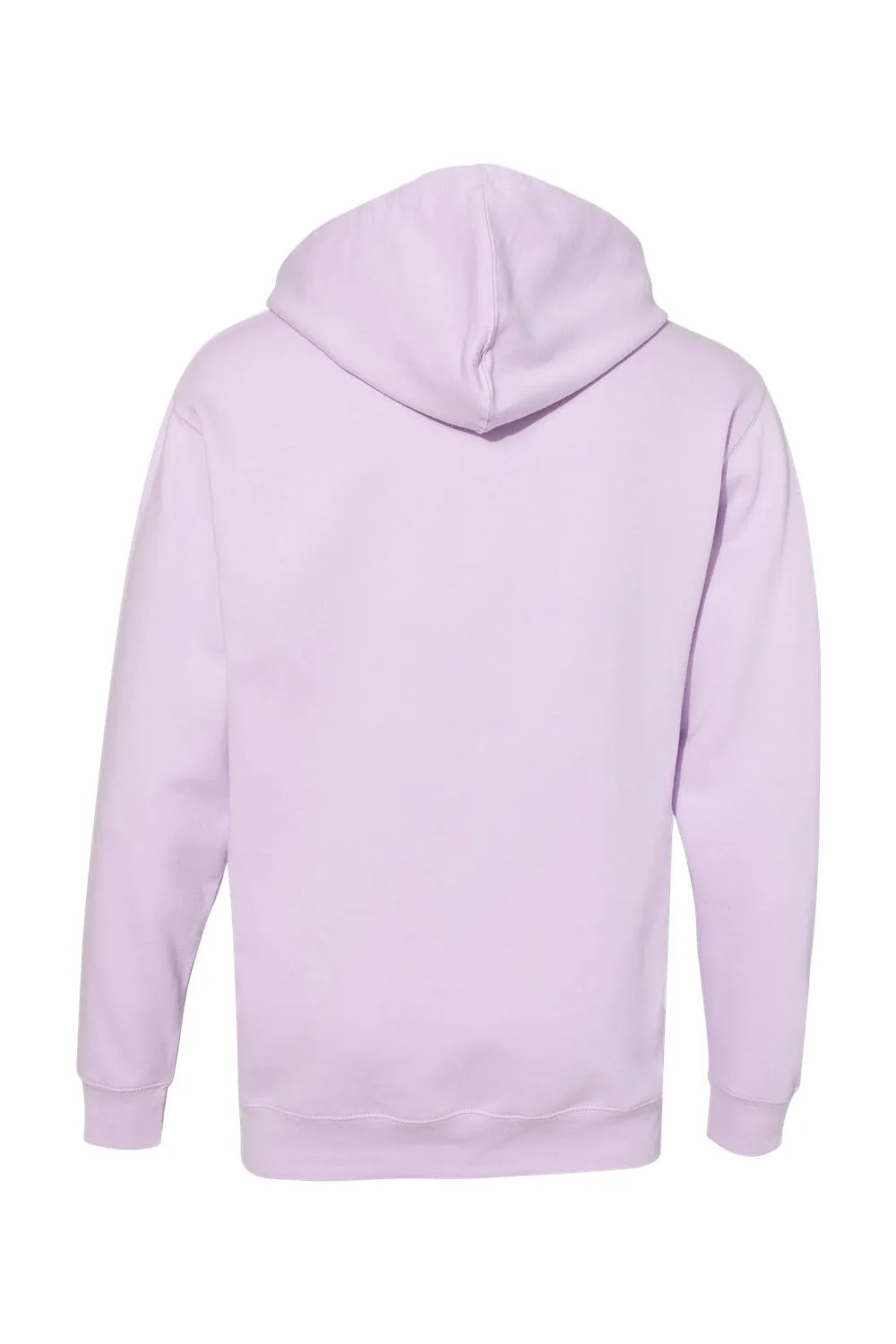 Independent Trading Company Mens Hooded Sweatshirt Hoodie w/ Pouch Pocket - Lavender Purple
