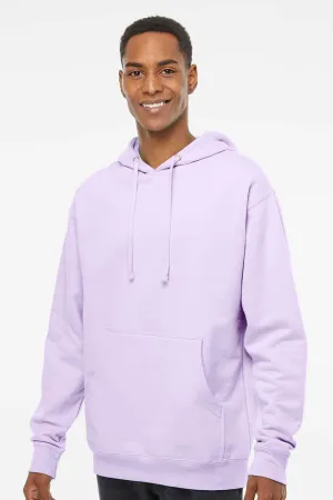 Independent Trading Company Mens Hooded Sweatshirt Hoodie w/ Pouch Pocket - Lavender Purple