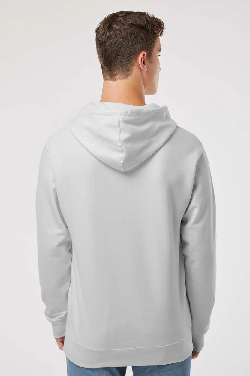 Independent Trading Company Mens Hooded Sweatshirt Hoodie w/ Pouch Pocket - Smoke Grey