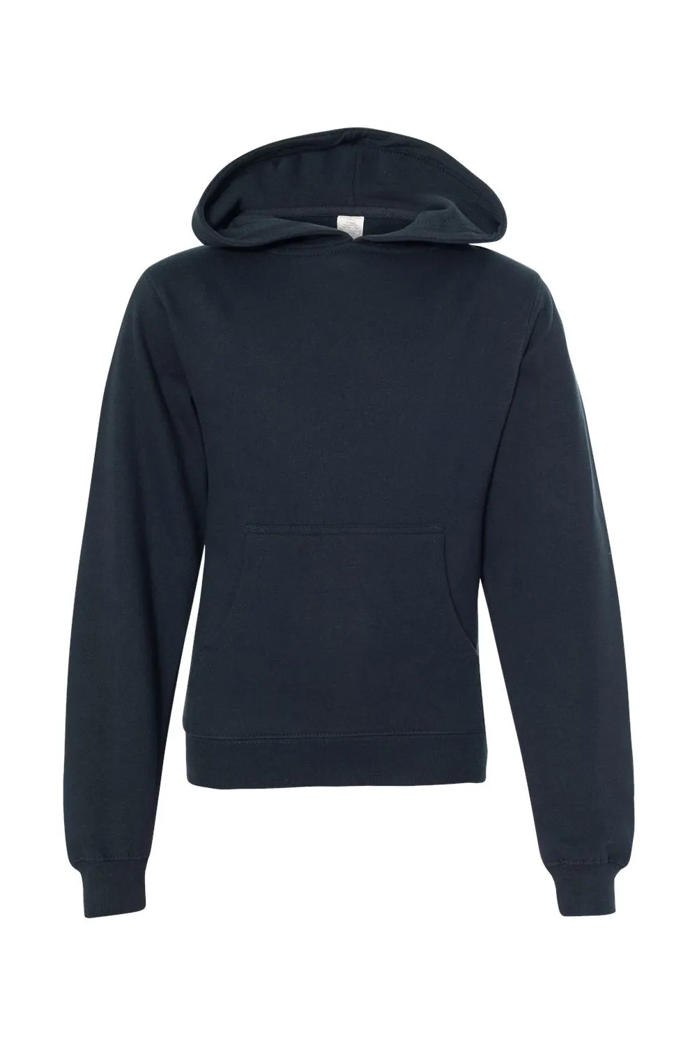 Independent Trading Company Youth Hooded Sweatshirt Hoodie w/ Pouch Pocket - Navy Blue