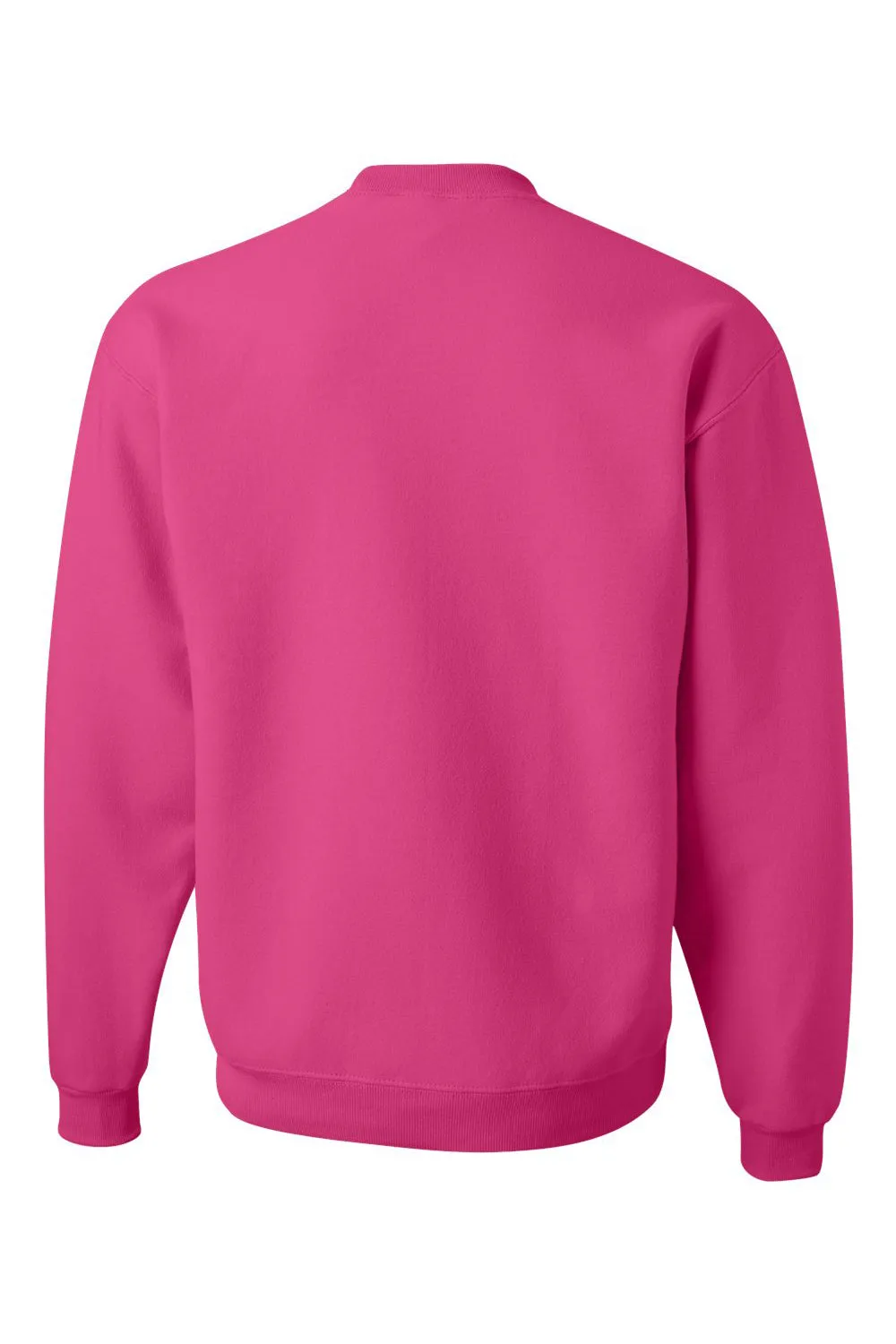 Jerzees Mens NuBlend Fleece Crewneck Sweatshirt - Cyber Pink