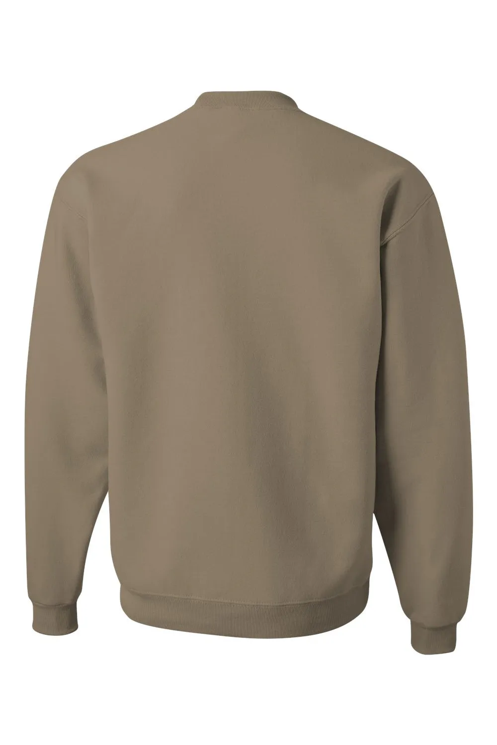 Jerzees Mens NuBlend Fleece Crewneck Sweatshirt - Khaki Brown