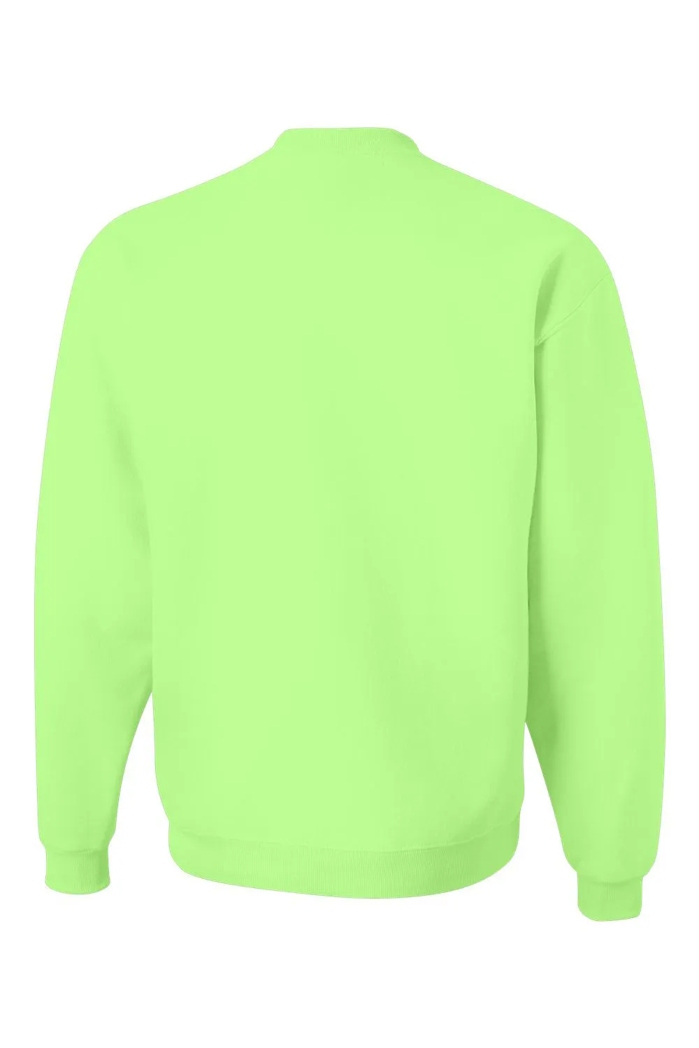 Jerzees Mens NuBlend Fleece Crewneck Sweatshirt - Neon Green