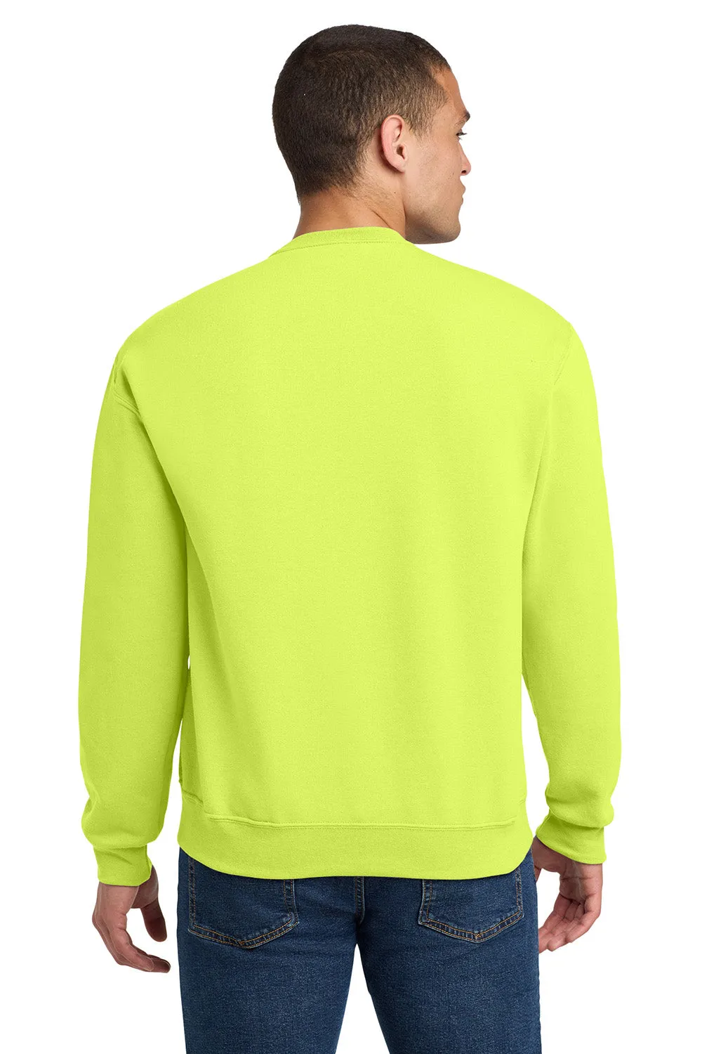 Jerzees Mens NuBlend Fleece Crewneck Sweatshirt - Safety Green