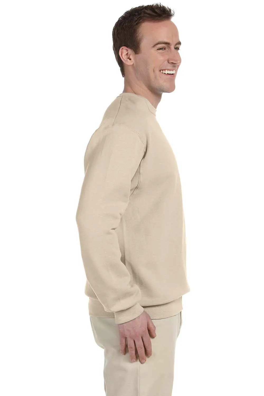 Jerzees Mens NuBlend Fleece Crewneck Sweatshirt - Sandstone Brown