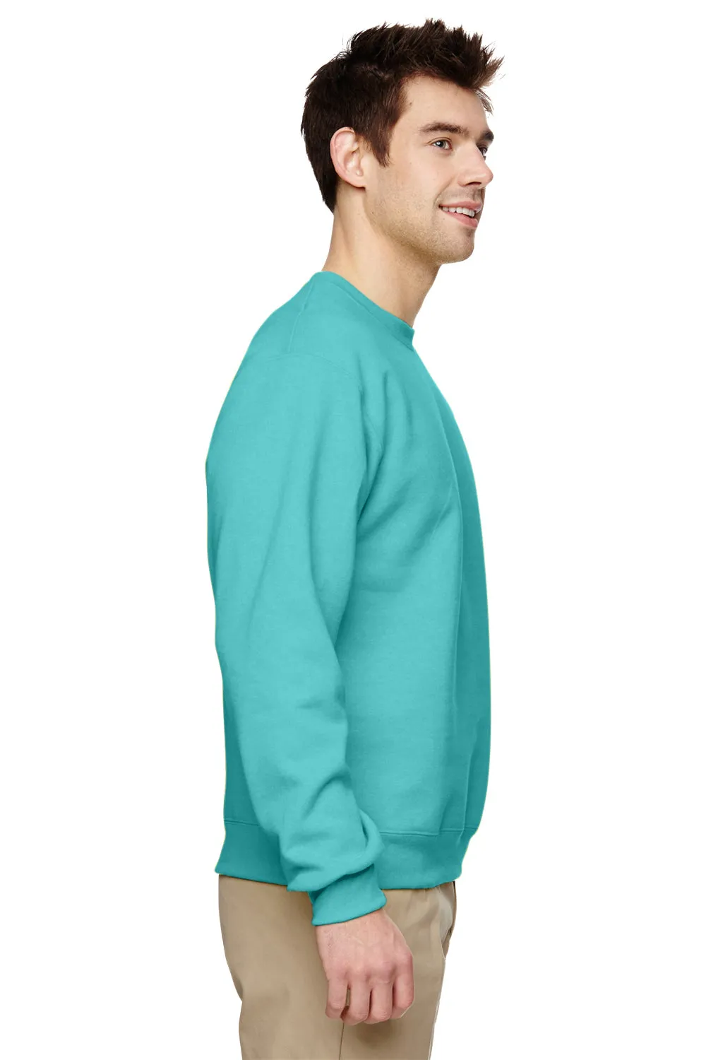 Jerzees Mens NuBlend Fleece Crewneck Sweatshirt - Scuba Blue