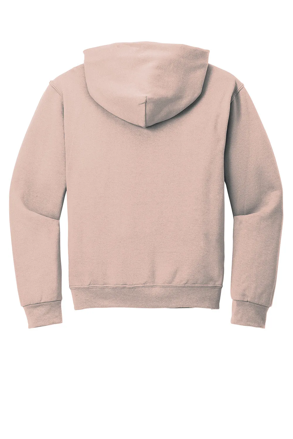 Jerzees Mens NuBlend Pill Resistant Fleece Hooded Sweatshirt Hoodie w/ Pouch Pocket - Blush Pink