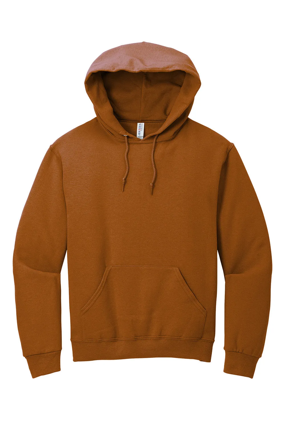Jerzees Mens NuBlend Pill Resistant Fleece Hooded Sweatshirt Hoodie w/ Pouch Pocket - Texas Orange