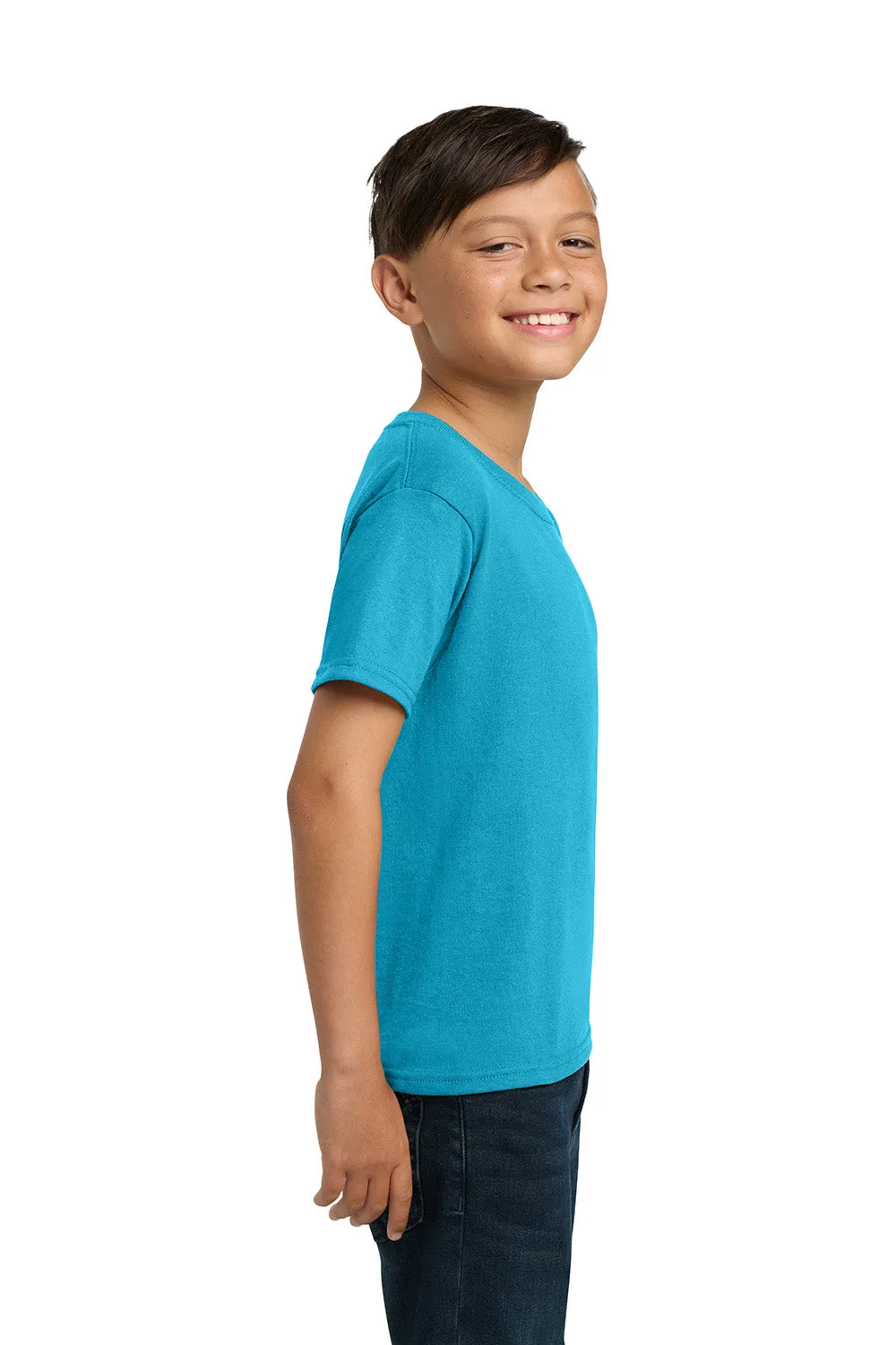 Jerzees Youth Dri-Power Moisture Wicking Short Sleeve Crewneck T-Shirt - California Blue