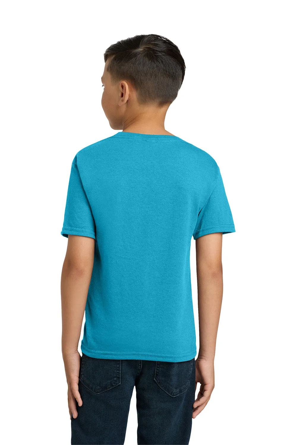 Jerzees Youth Dri-Power Moisture Wicking Short Sleeve Crewneck T-Shirt - California Blue