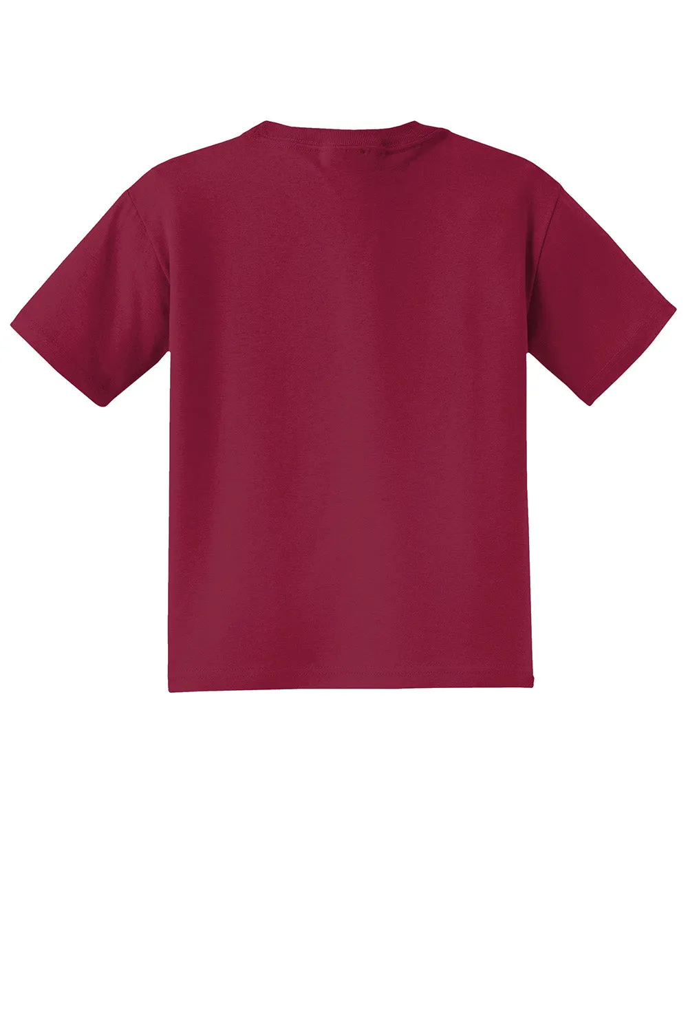 Jerzees Youth Dri-Power Moisture Wicking Short Sleeve Crewneck T-Shirt - Cardinal Red