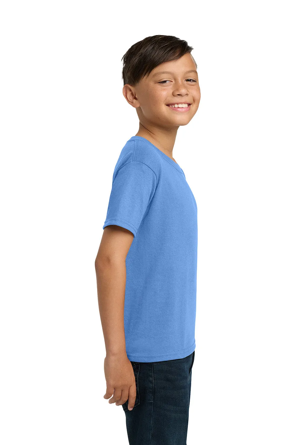 Jerzees Youth Dri-Power Moisture Wicking Short Sleeve Crewneck T-Shirt - Columbia Blue
