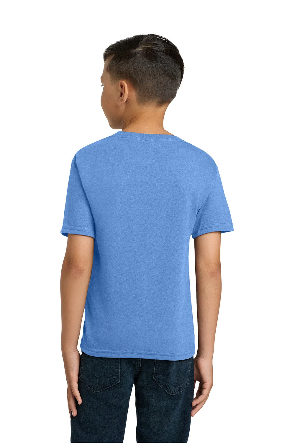 Jerzees Youth Dri-Power Moisture Wicking Short Sleeve Crewneck T-Shirt - Columbia Blue