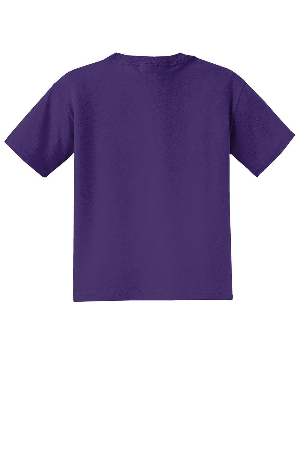 Jerzees Youth Dri-Power Moisture Wicking Short Sleeve Crewneck T-Shirt - Deep Purple