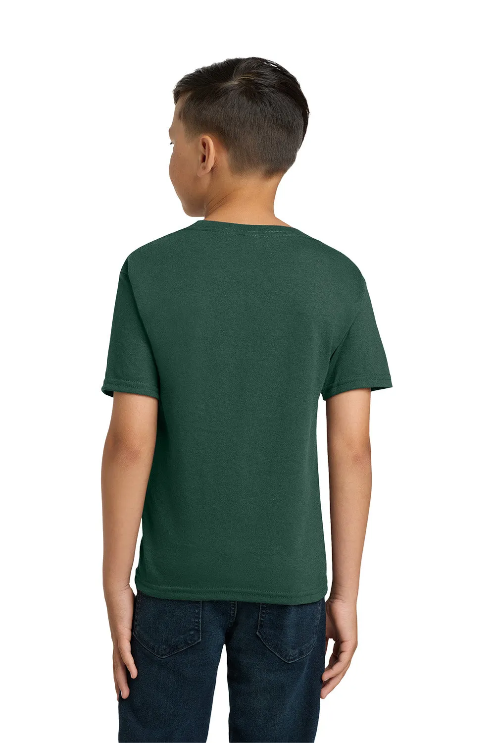 Jerzees Youth Dri-Power Moisture Wicking Short Sleeve Crewneck T-Shirt - Forest Green