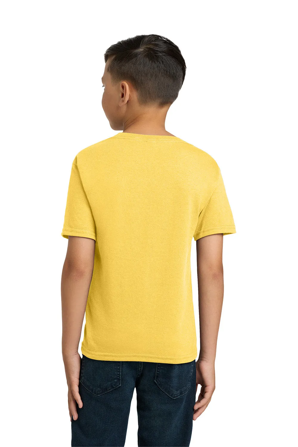 Jerzees Youth Dri-Power Moisture Wicking Short Sleeve Crewneck T-Shirt - Island Yellow