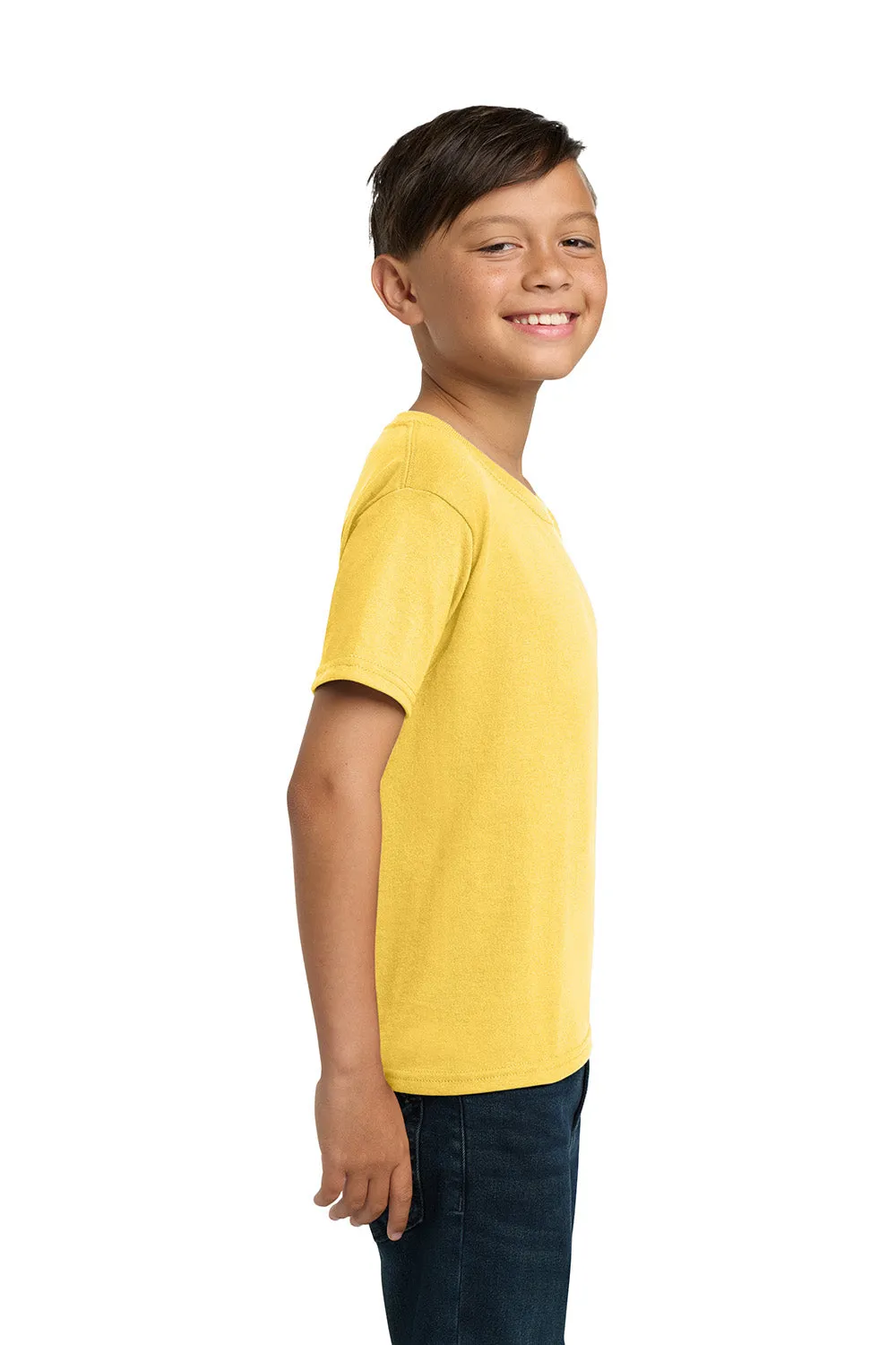 Jerzees Youth Dri-Power Moisture Wicking Short Sleeve Crewneck T-Shirt - Island Yellow